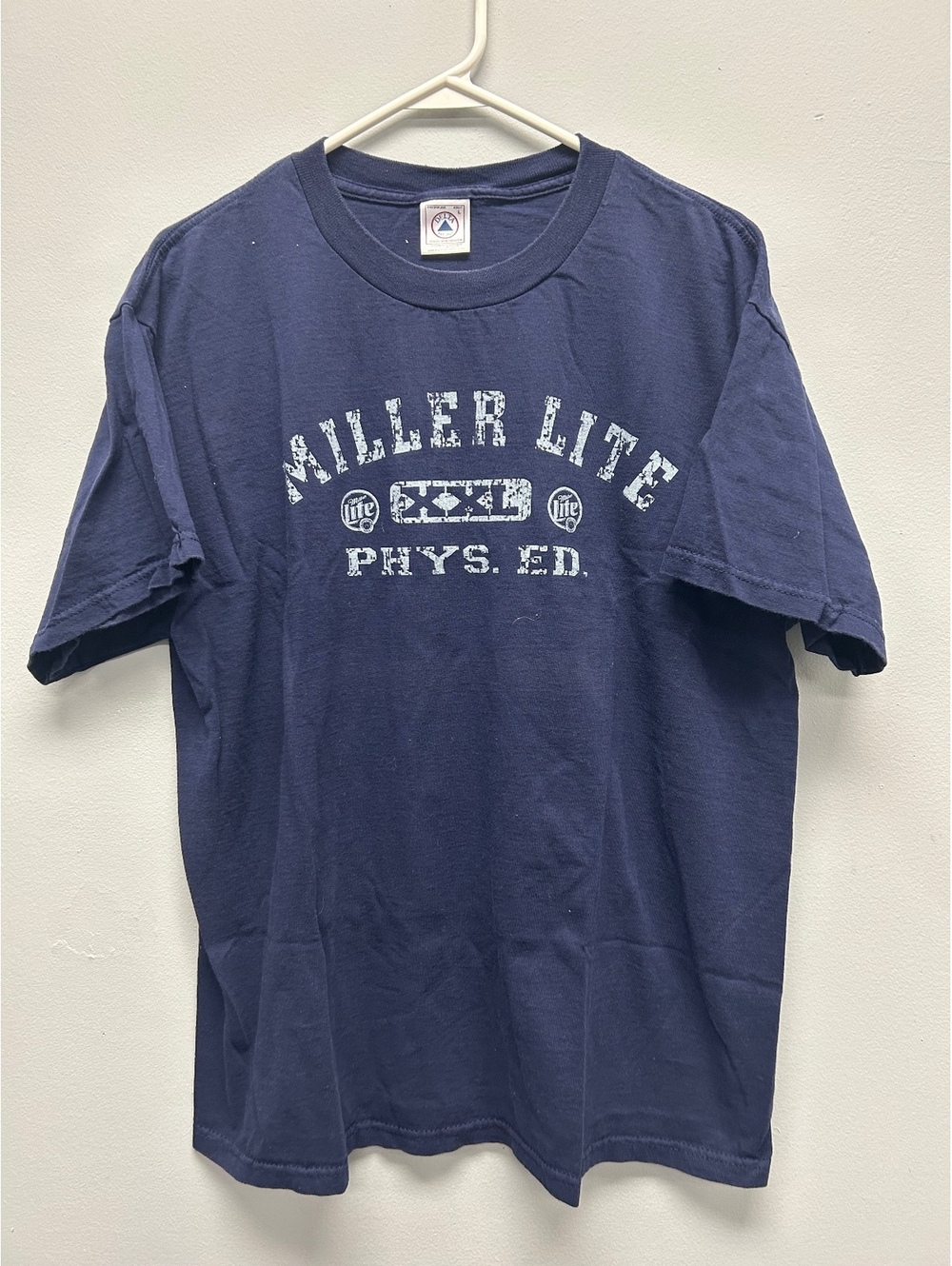 Miller Lite Phys. Ed. Graphic T-Shirt Navy Blue